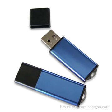 Metal USB Flash Disk with 128MB to 32GB Memory Capacity, Available in Various Colors